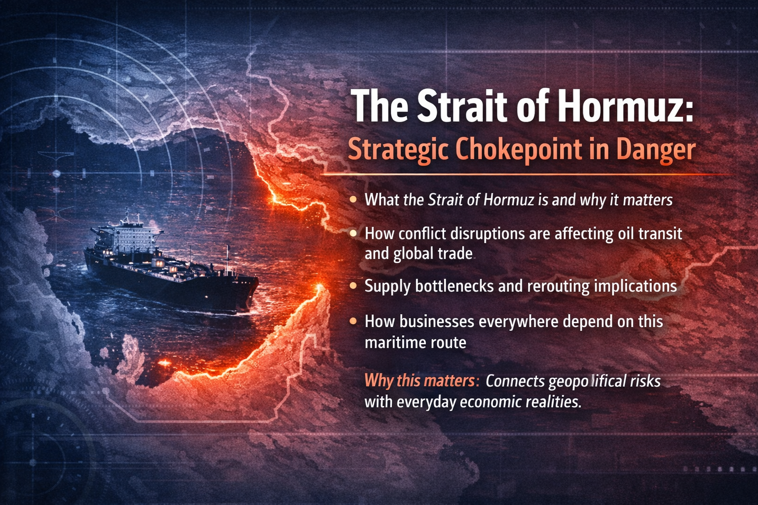 The Strait of Hormuz: Strategic Chokepoint in Danger